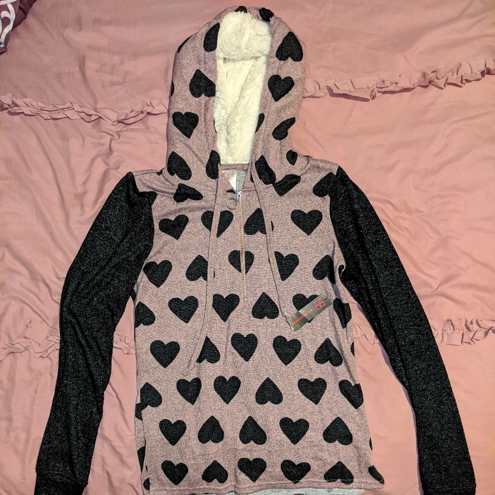 Sweater shirt zip up